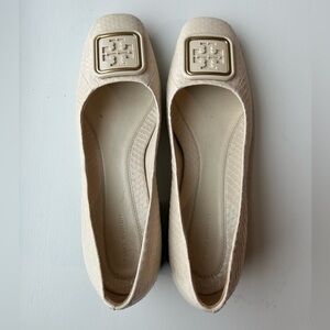 Tory Burch Georgia Cream Pumps size 9.5
